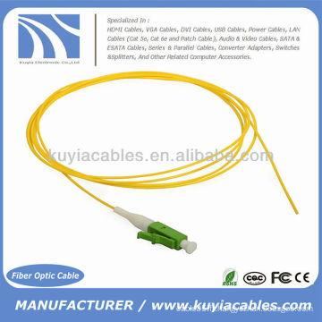 3FT LC / APC Single mode Fiber Optic Pigtail 1M